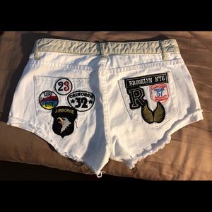 Edit $7 Vintage Havana white cutoff shorts 27